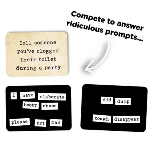 Ransom Notes The Ridiculous Word Magnet Game Party Game Brand New Sealed - Picture 2 of 7